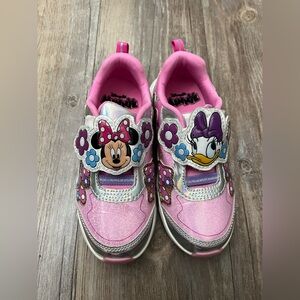 Disney Kids Pink Minnie and Daisy Sneakers